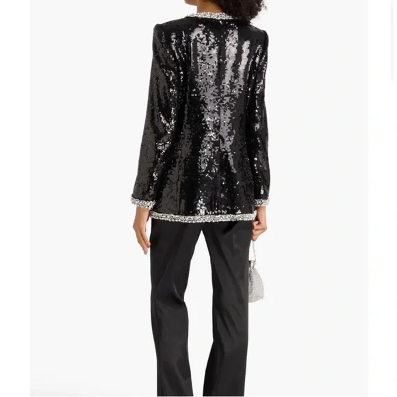 Veronica Beard Black Sequin Blazer - Picture 3 of 8